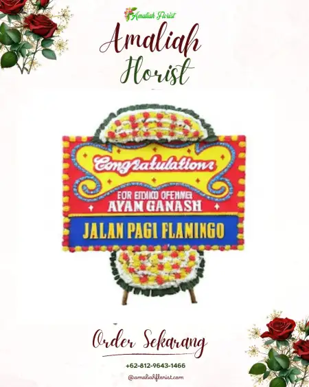 Sewa Papan Bunga Kujau